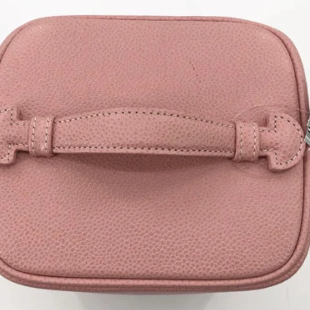 CHANEL Jumbo CC Vanity Purse Sakura Pink Caviar Bag Top Handle Karl Lagerfeld - Picture 5 of 11